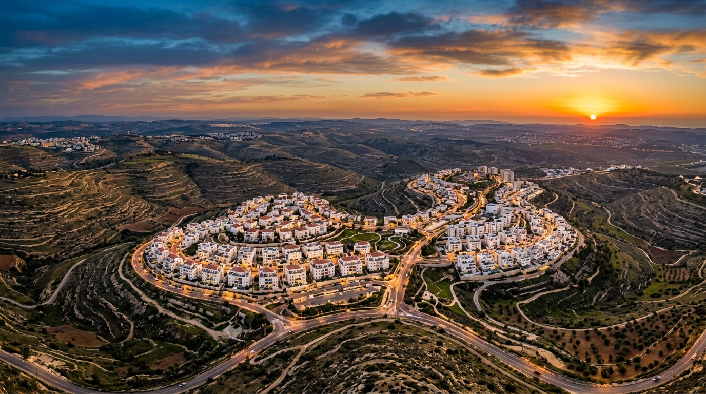 Aerial Settlement View